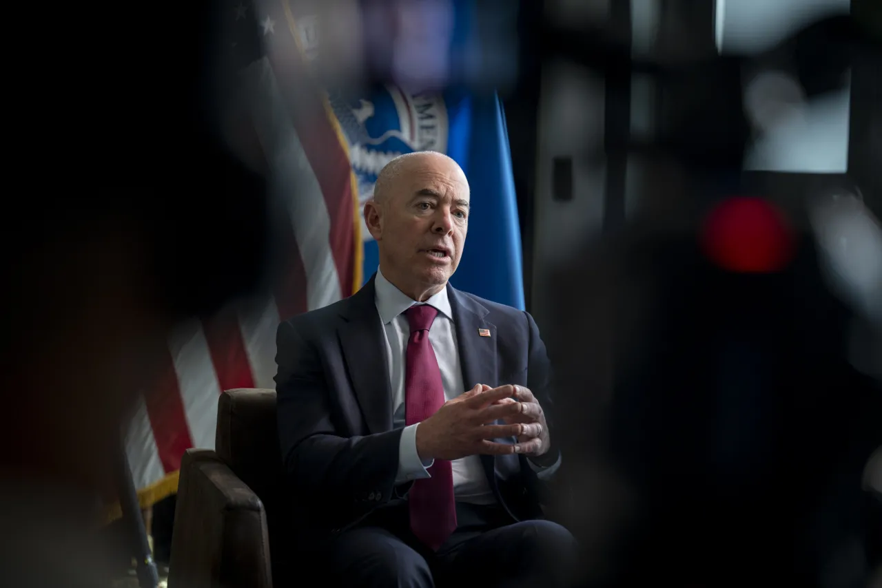 Image: DHS Secretary Alejandro Mayorkas Participates in a VICE News Interview (11)