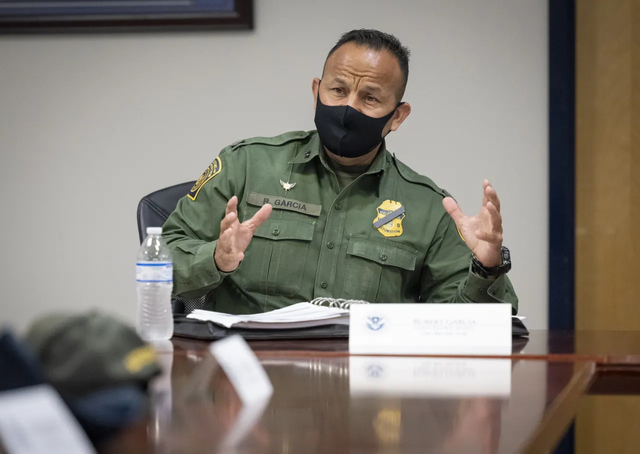 Image: DHS Secretary Alejandro Mayorkas Attends an Operational Brief (10)