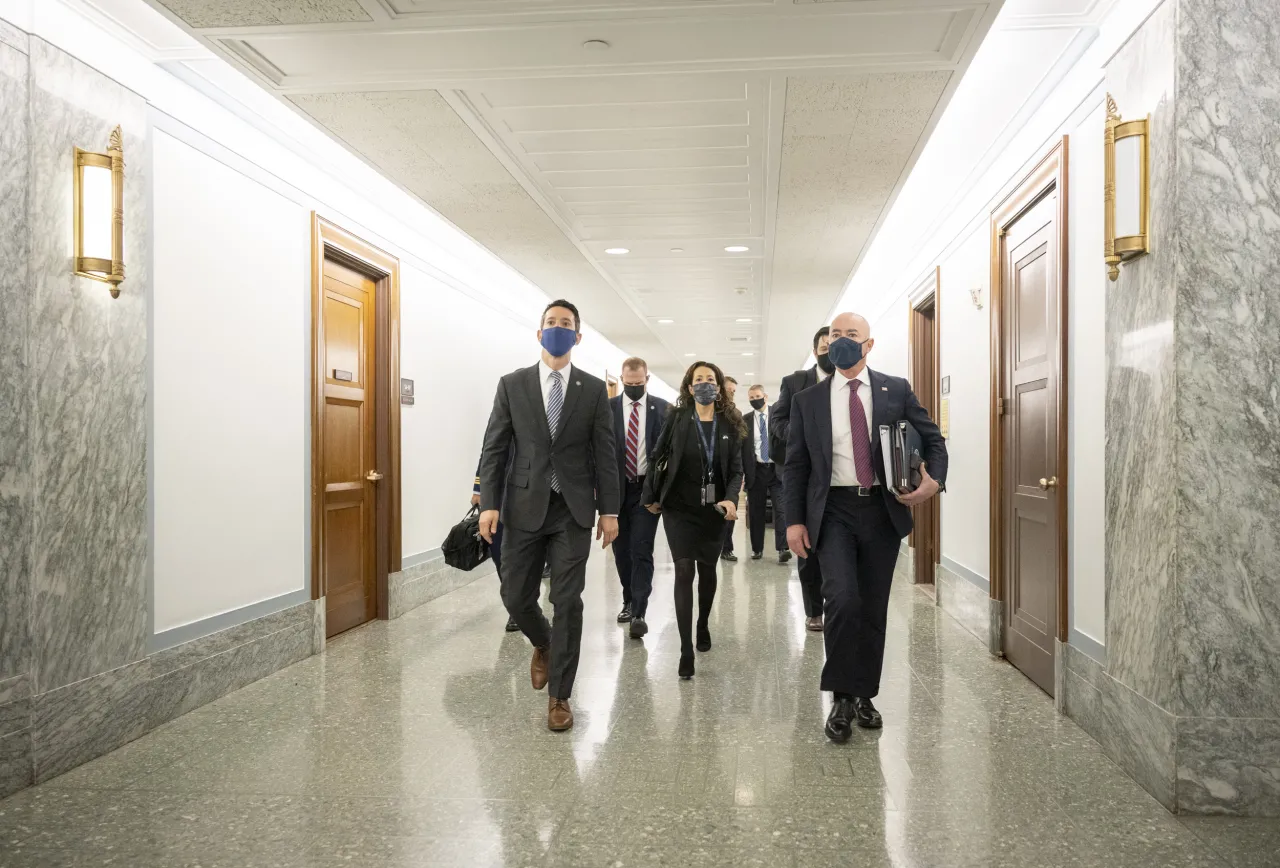 Image: DHS Secretary Alejandro Mayorkas Testifies Before Senate Judiciary Committee (023)