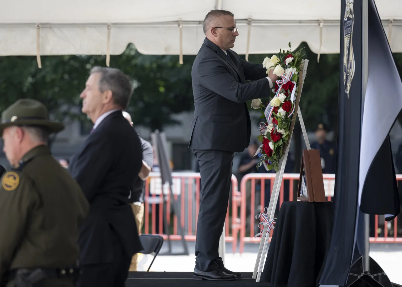 Image: DHS Secretary Alejandro Mayorkas Attends the Annual CBP Valor Memorial   (053)