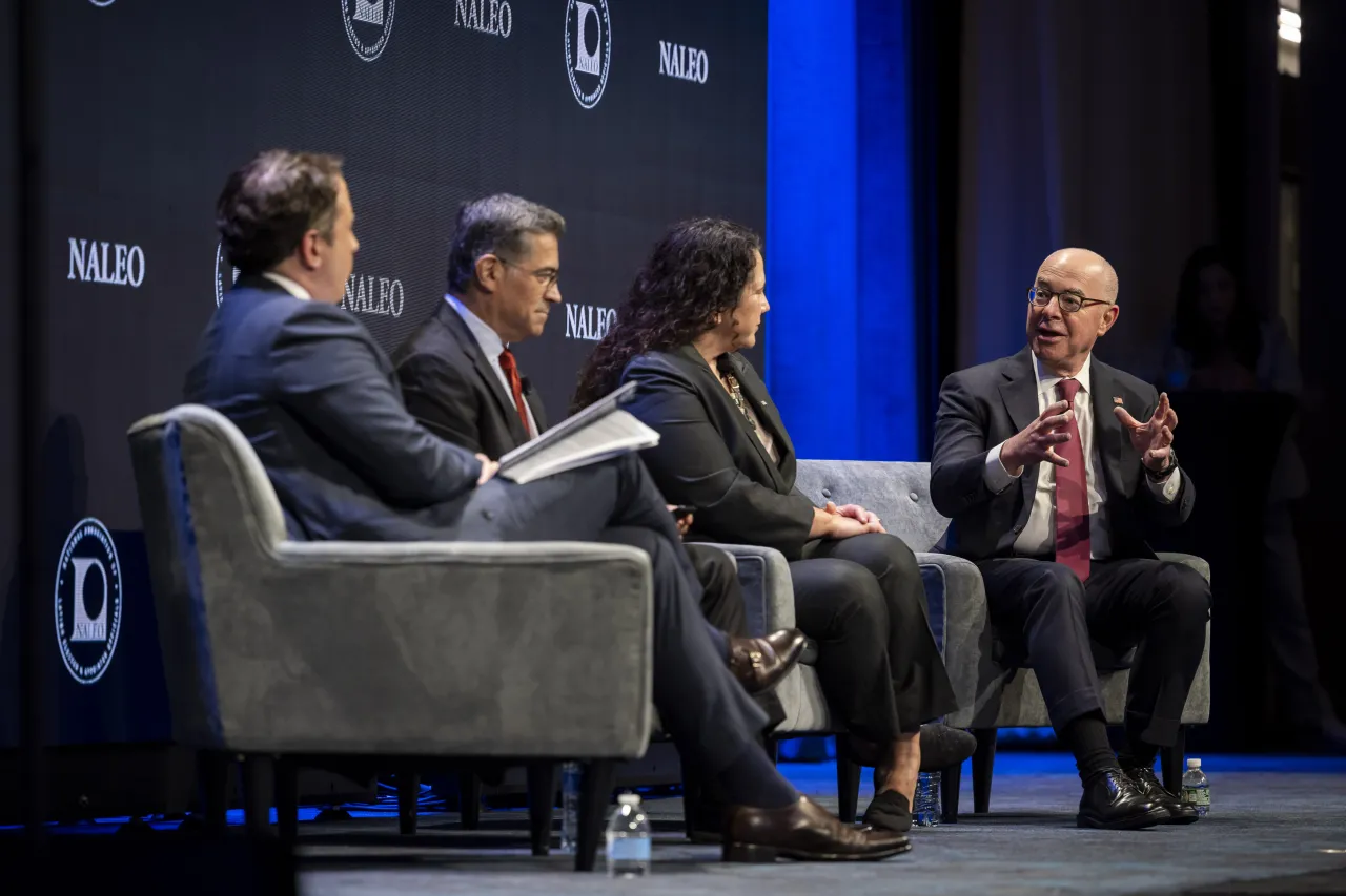 Image: DHS Secretary Alejandro Mayorkas Participates in a NALEO Panel Discussion  (033)