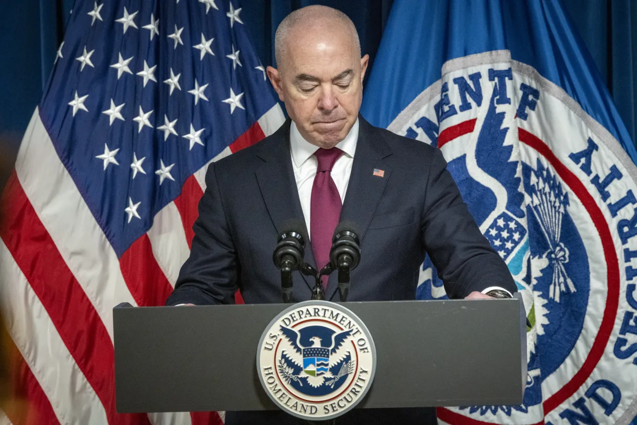 Image: DHS Secretary Alejandro Mayorkas Briefs Press on Operation Allies Welcome (12)