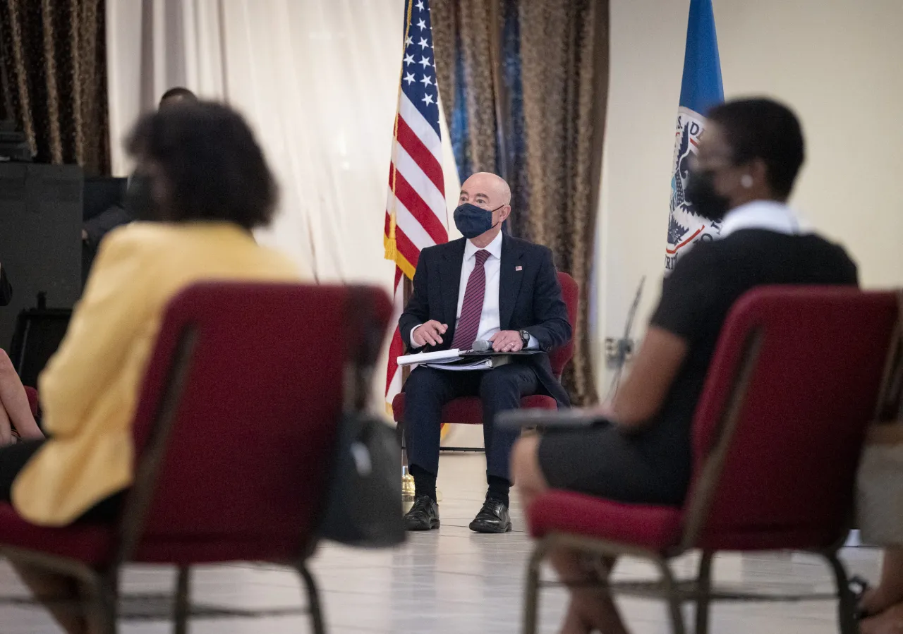 Image: DHS Secretary Alejandro Mayorkas Meets with Haitian-American Community Leaders (15)