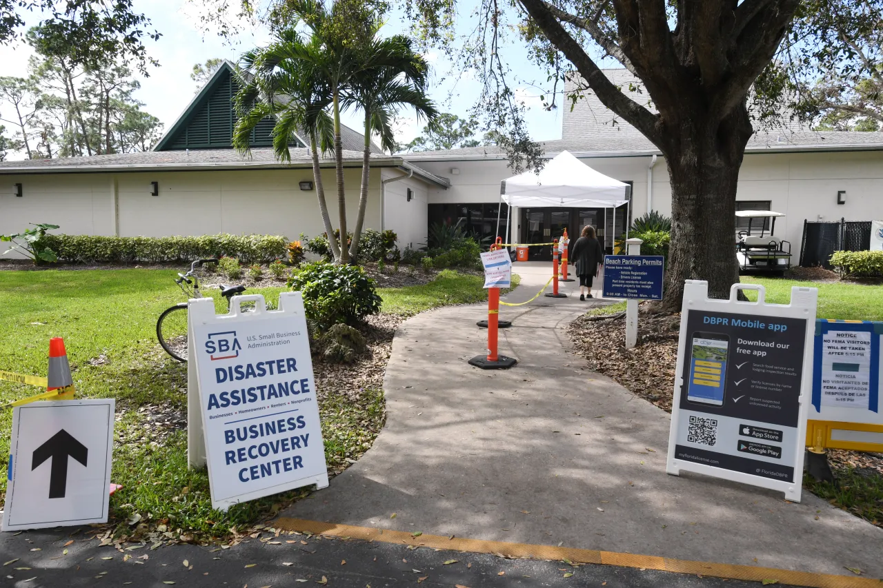 Image: A Disaster Recovery Center is Set Up to Assist Residents Impacted by Hurricane Ian