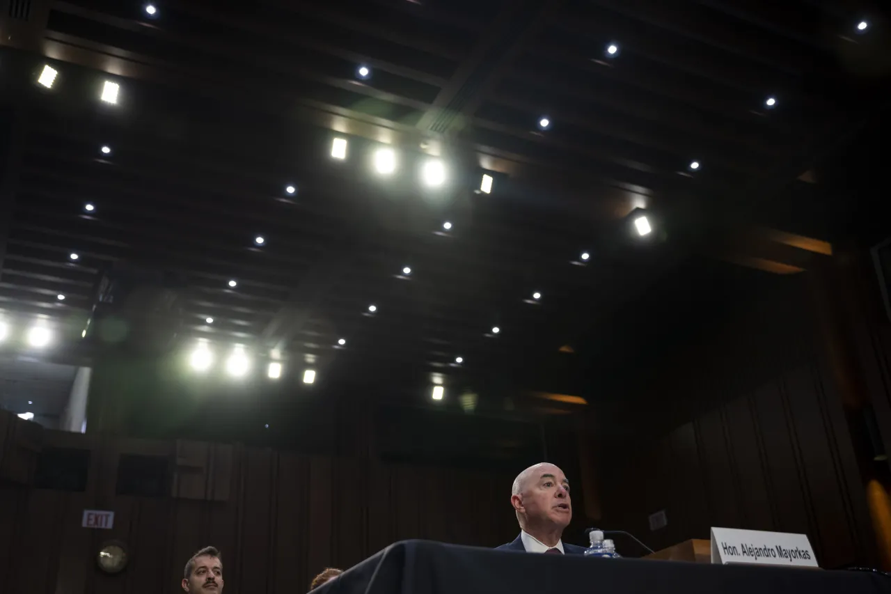 Image: DHS Secretary Alejandro Mayorkas Participates in a Senate Judiciary Committee Hearing  (020)