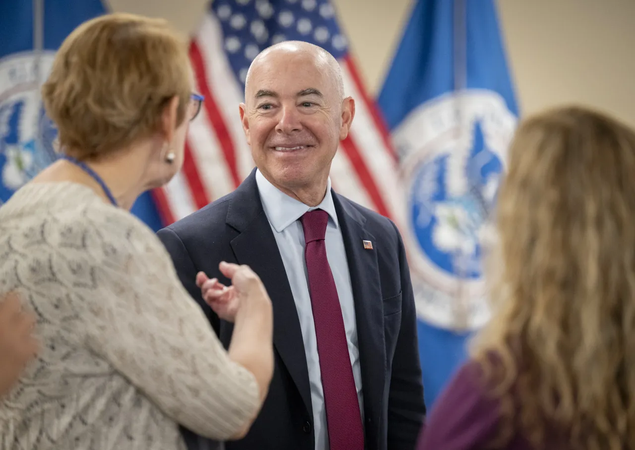 Image: DHS Secretary Alejandro Mayorkas Presents an Award to MaryAnn Tierney (25)