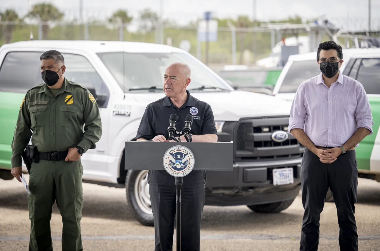 Image: DHS Secretary Alejandro Mayorkas Participates in a Press Conference (4)