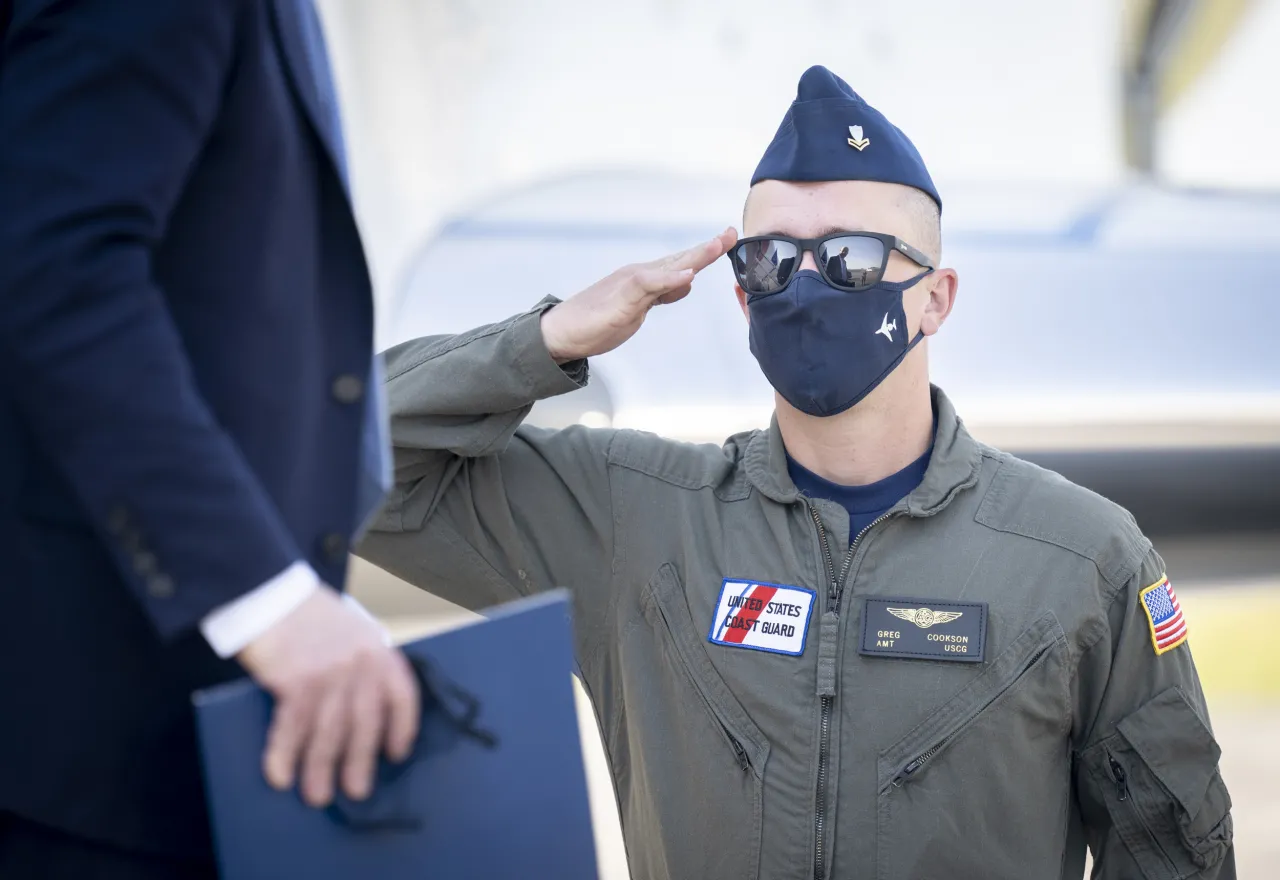 Image: DHS Secretary Alejandro Mayorkas Participates in the USCG Academy Graduation Ceremony (5)