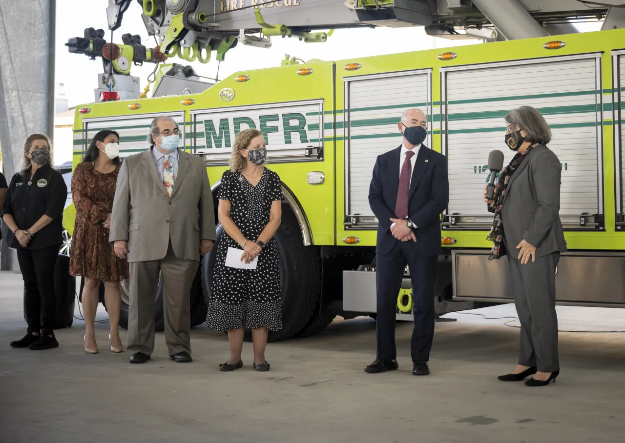 Image: DHS Secretary Alejandro Mayorkas Visit Miami-Dade Fire Rescue Department (7)