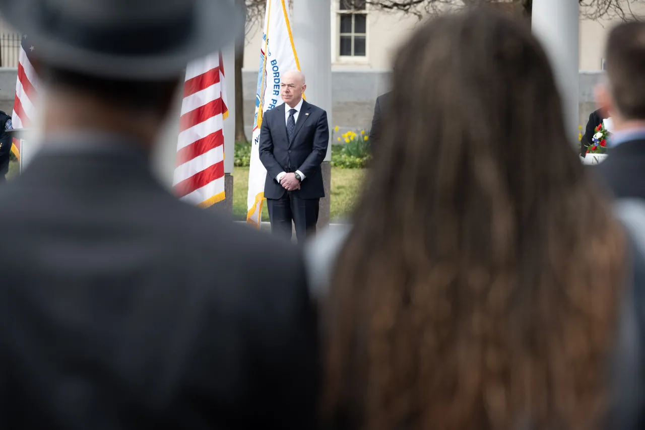 Image: DHS Secretary Alejandro Mayorkas Gives Remarks at NTEU Wreath Laying Ceremony (021)