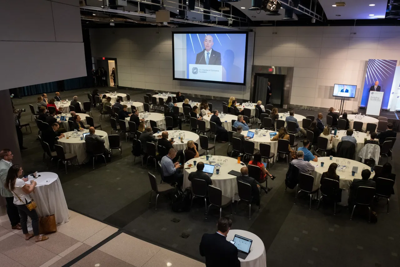 Image: DHS Secretary Alejandro Mayorkas Attends 11th Annual Building Resilience Conference (008)