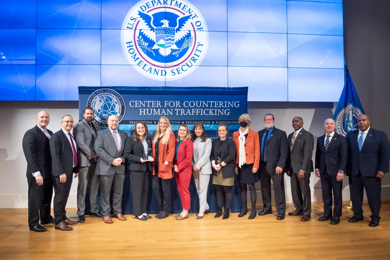 Image: DHS Secretary Alejandro Mayorkas Presents DHS Awards in Countering Human Trafficking (031)