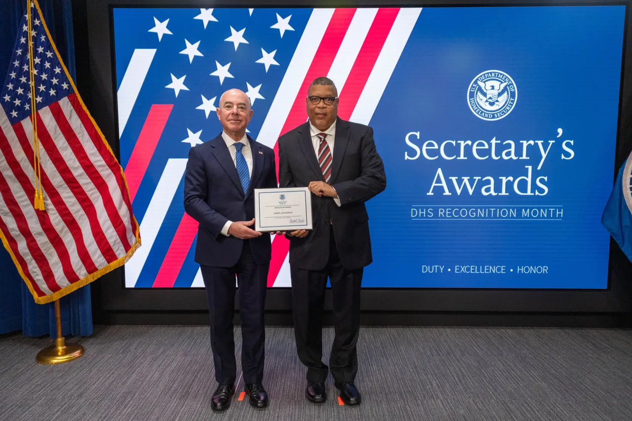 Image: Secretary's Innovation Award, Darryl Wilkerson