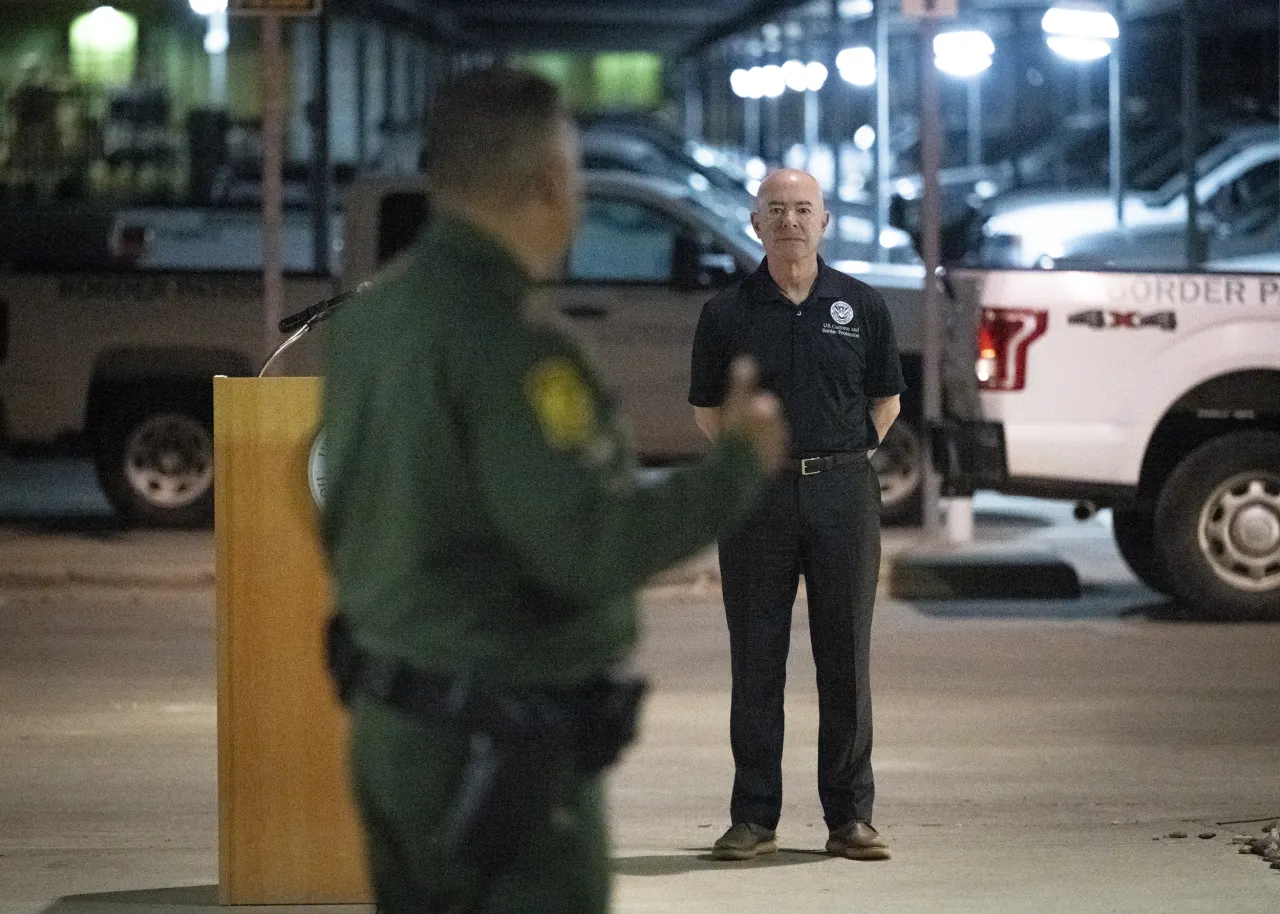 Image: DHS Secretary Alejandro Mayorkas Attends Border Patrol Muster (13)