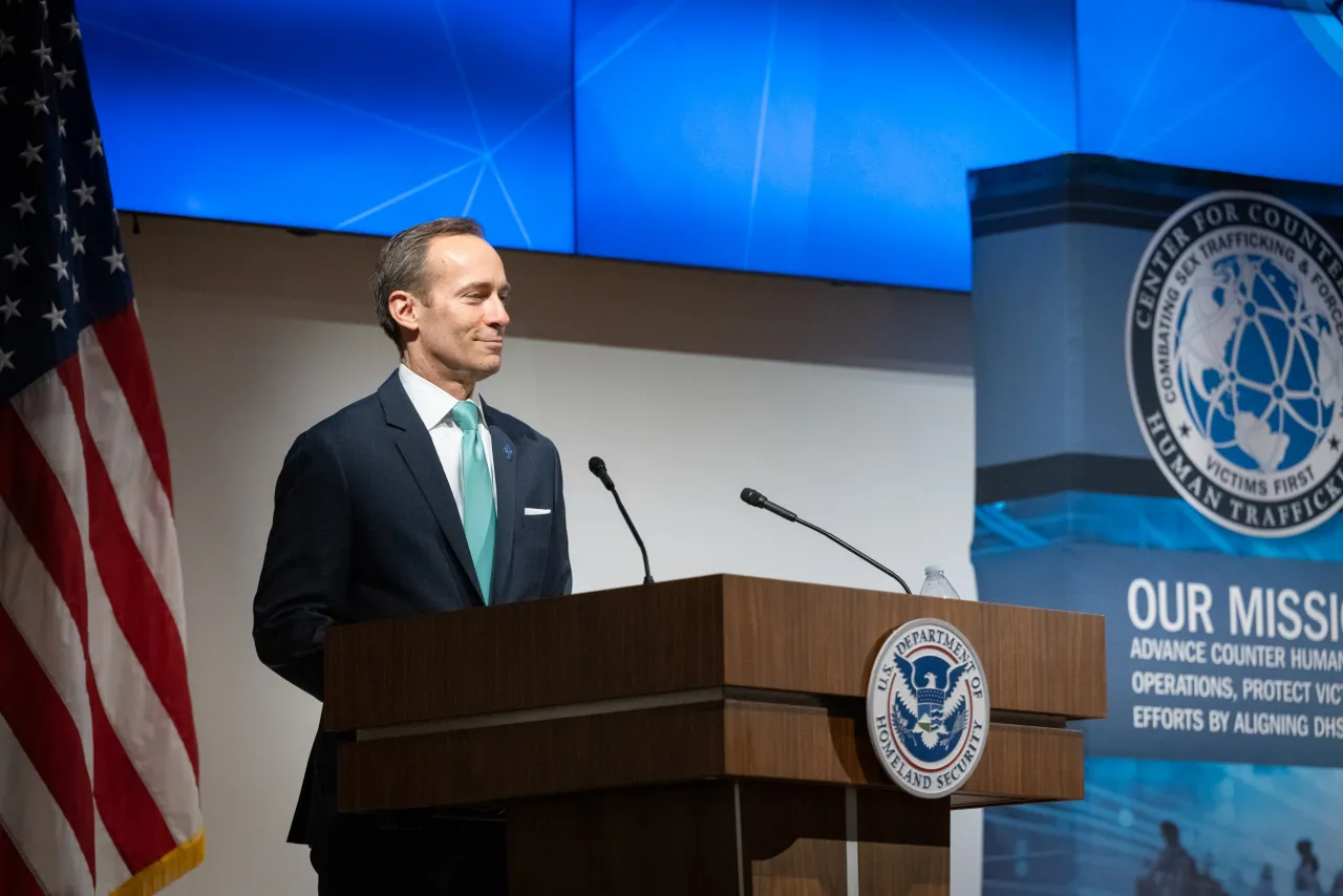 Image: DHS Secretary Alejandro Mayorkas Presents DHS Awards in Countering Human Trafficking (011)