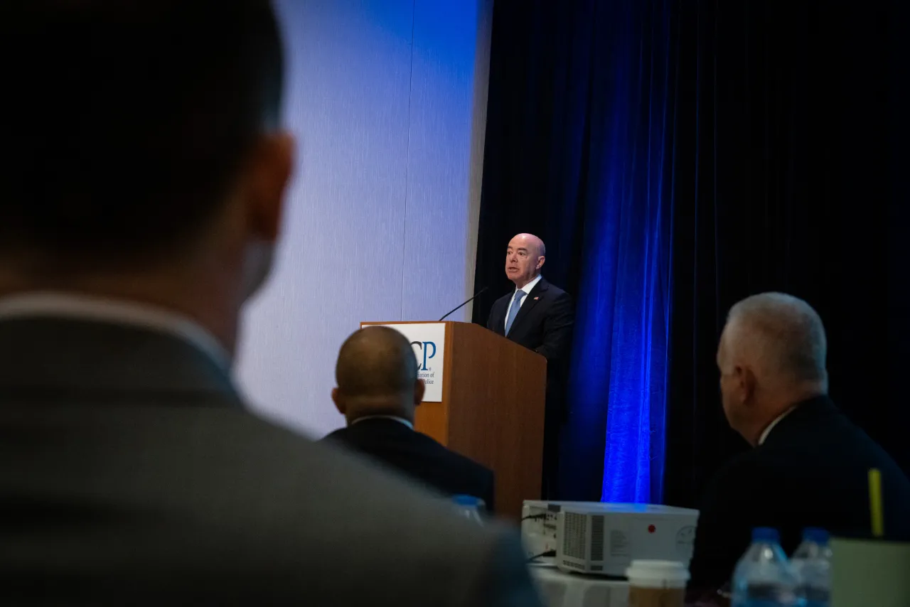 Image: DHS Secretary Alejandro Mayorkas Speaks at Intelligence Summit (011)