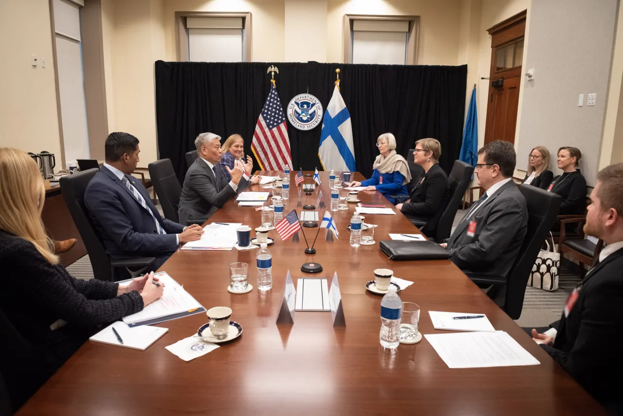 Image: DHS Deputy Secretary John Tien Meets with Minister of Interior of Finland (013)