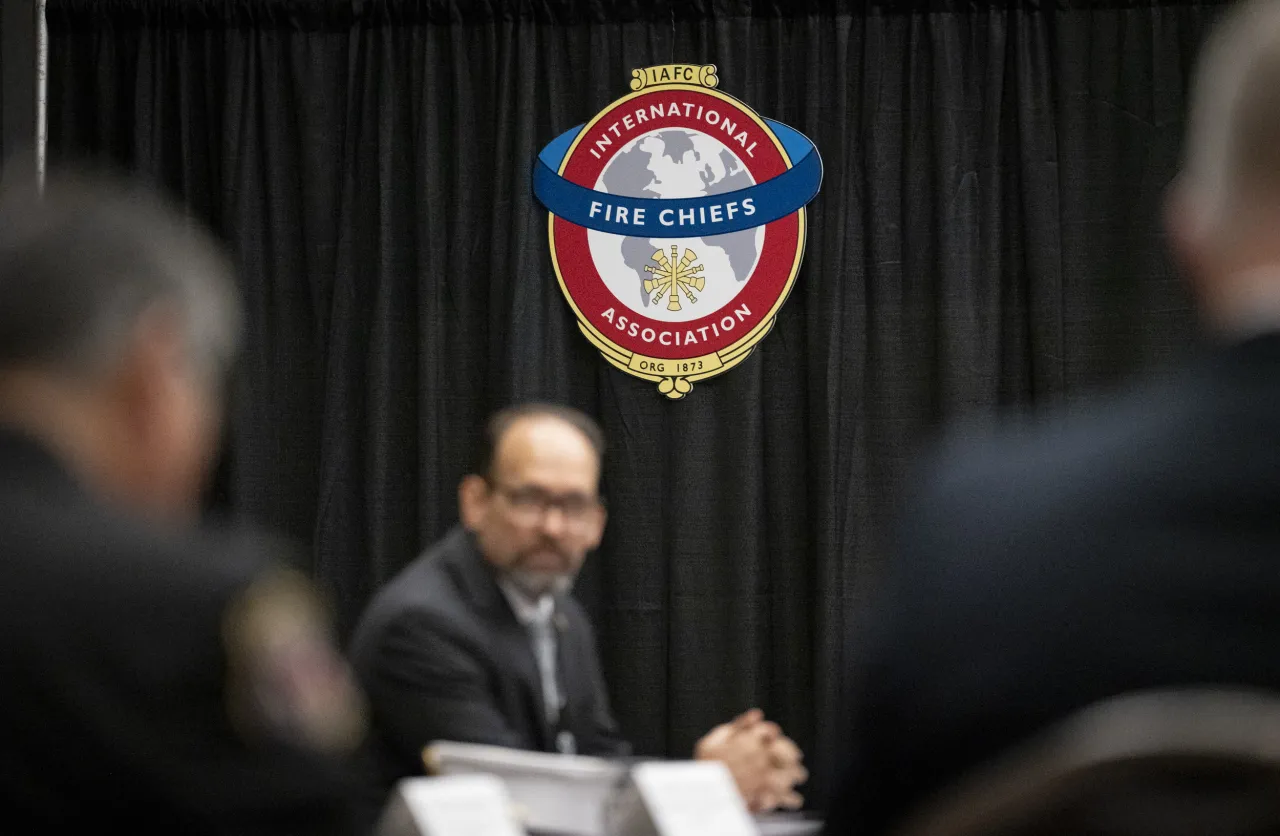 Image: DHS Secretary Alejandro Mayorkas Meets with International Association of Fire Chiefs Leadership (033)