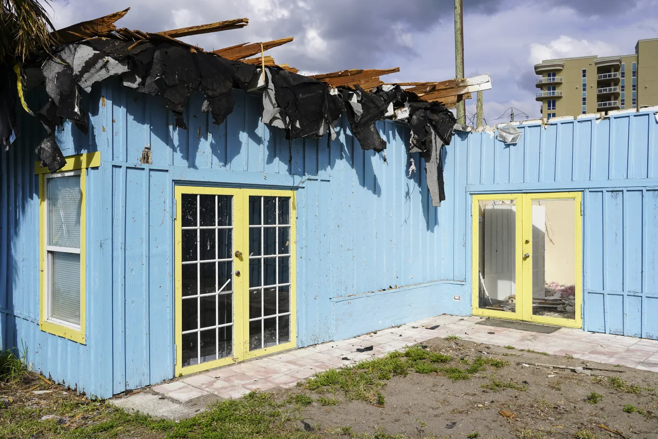 Image: Daytona Beach Home Damaged by Hurricane Ian