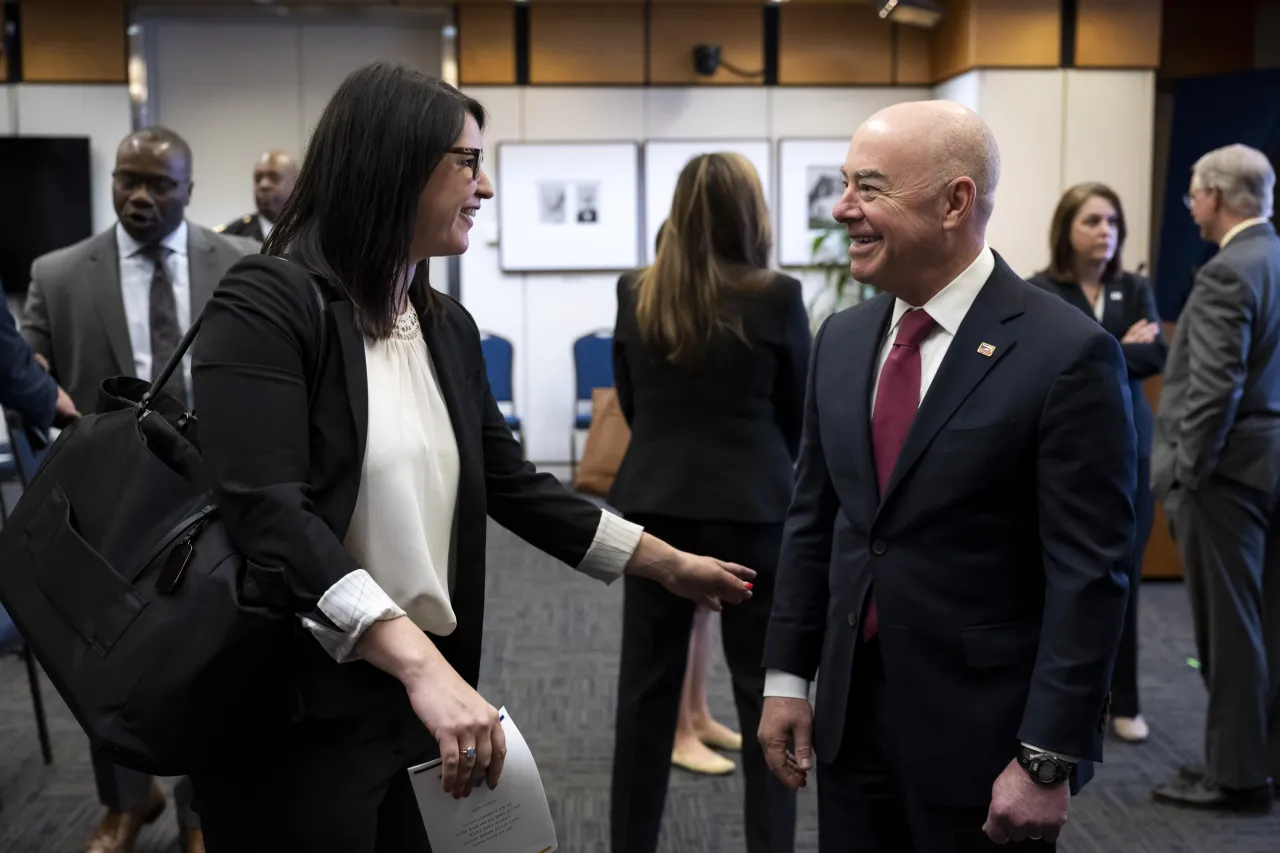 Image: DHS Secretary Alejandro Mayorkas Attends USSS Wall of Honor Ceremony  (031)