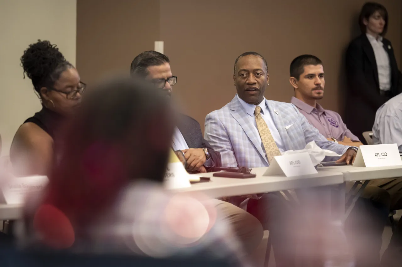 Image: DHS Secretary Alejandro Mayorkas Participates in a Worksite Enforcement Roundtable with Union Leaders  (040)