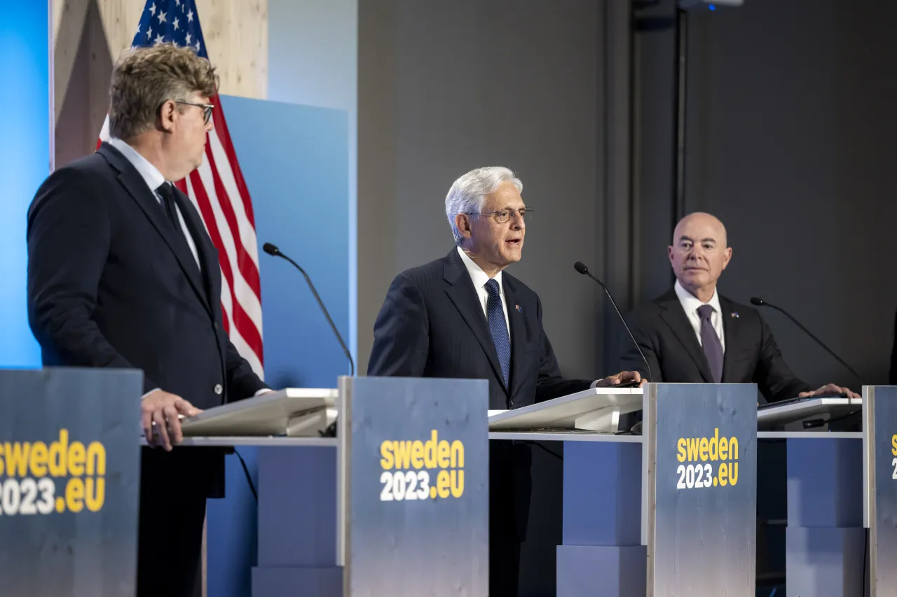 Image: DHS Secretary Alejandro Mayorkas participates in a Joint Press Conference  (124)