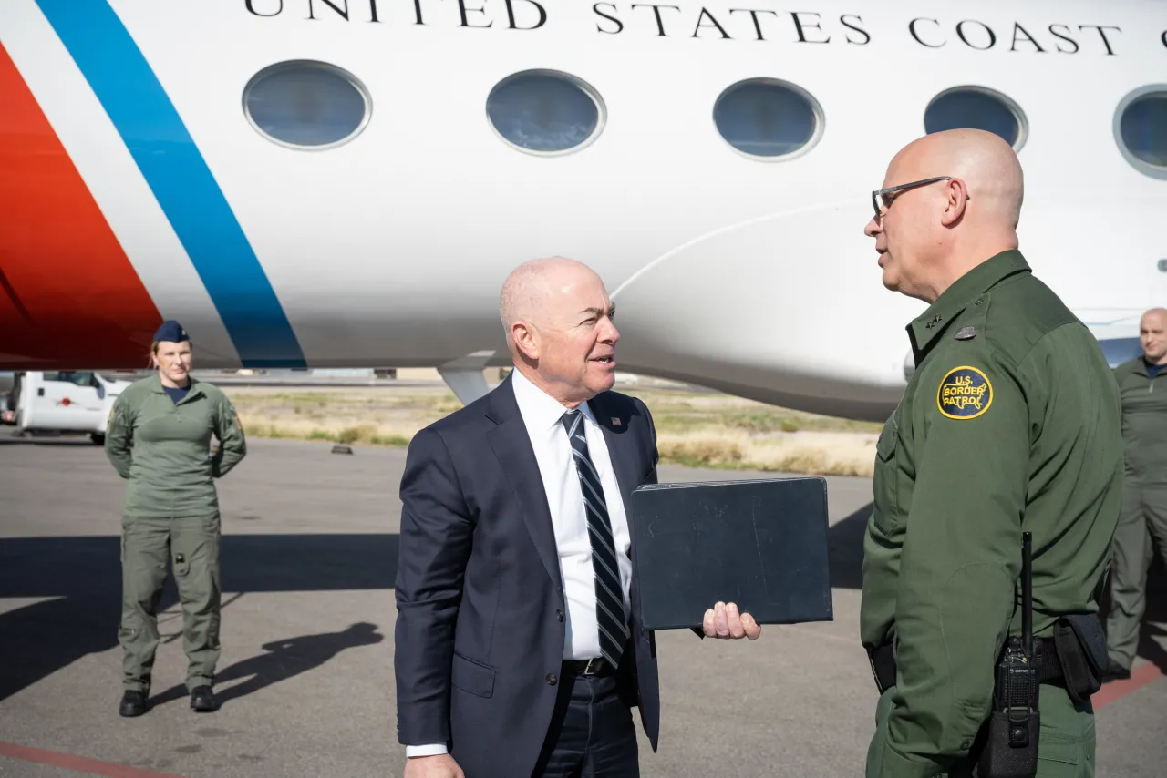 Image: DHS Secretary Alejandro Mayorkas Arrived to Tucson, Arizona (019)