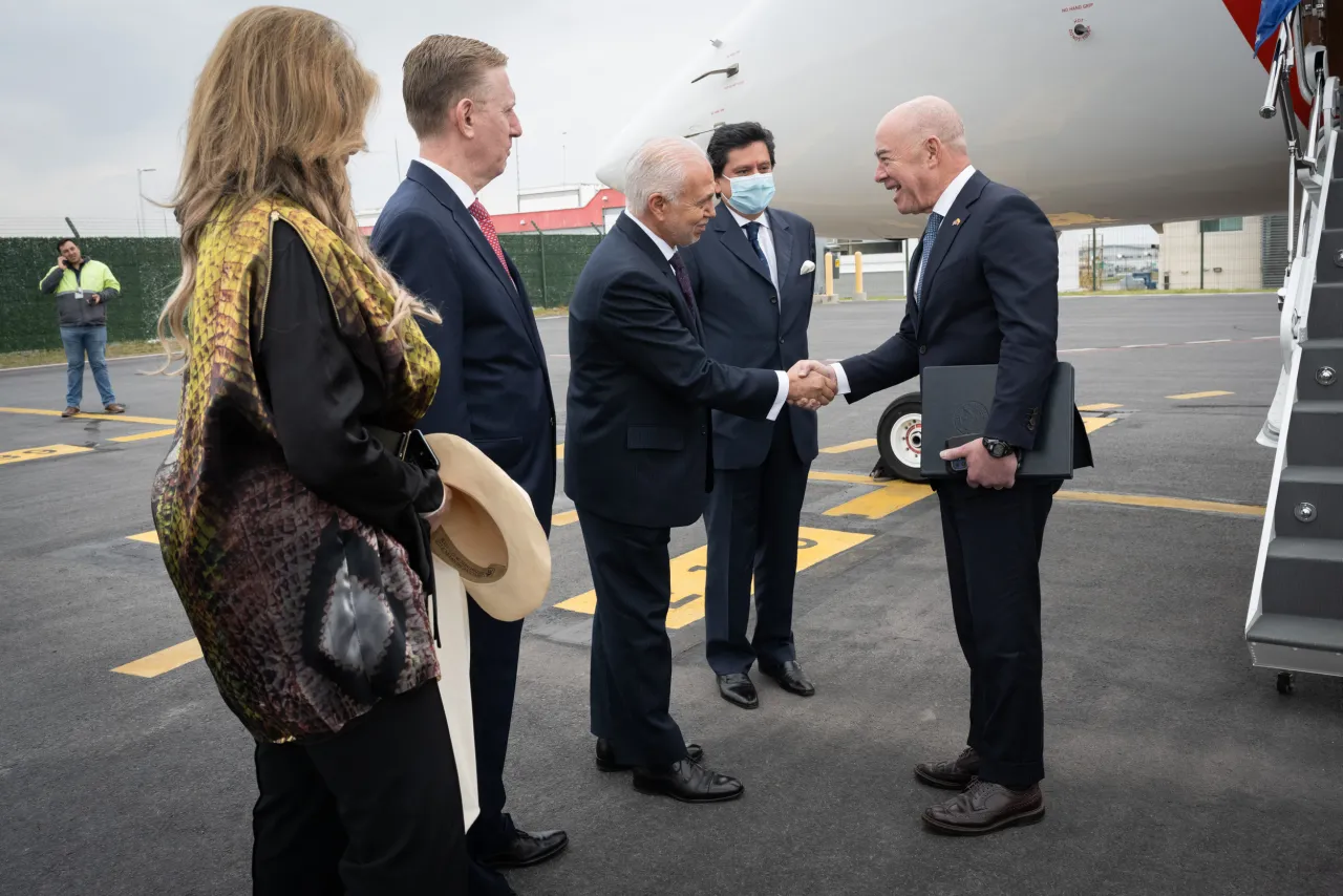 Image: DHS Secretary Alejandro Mayorkas Arrives in Quito, Ecuador (006)