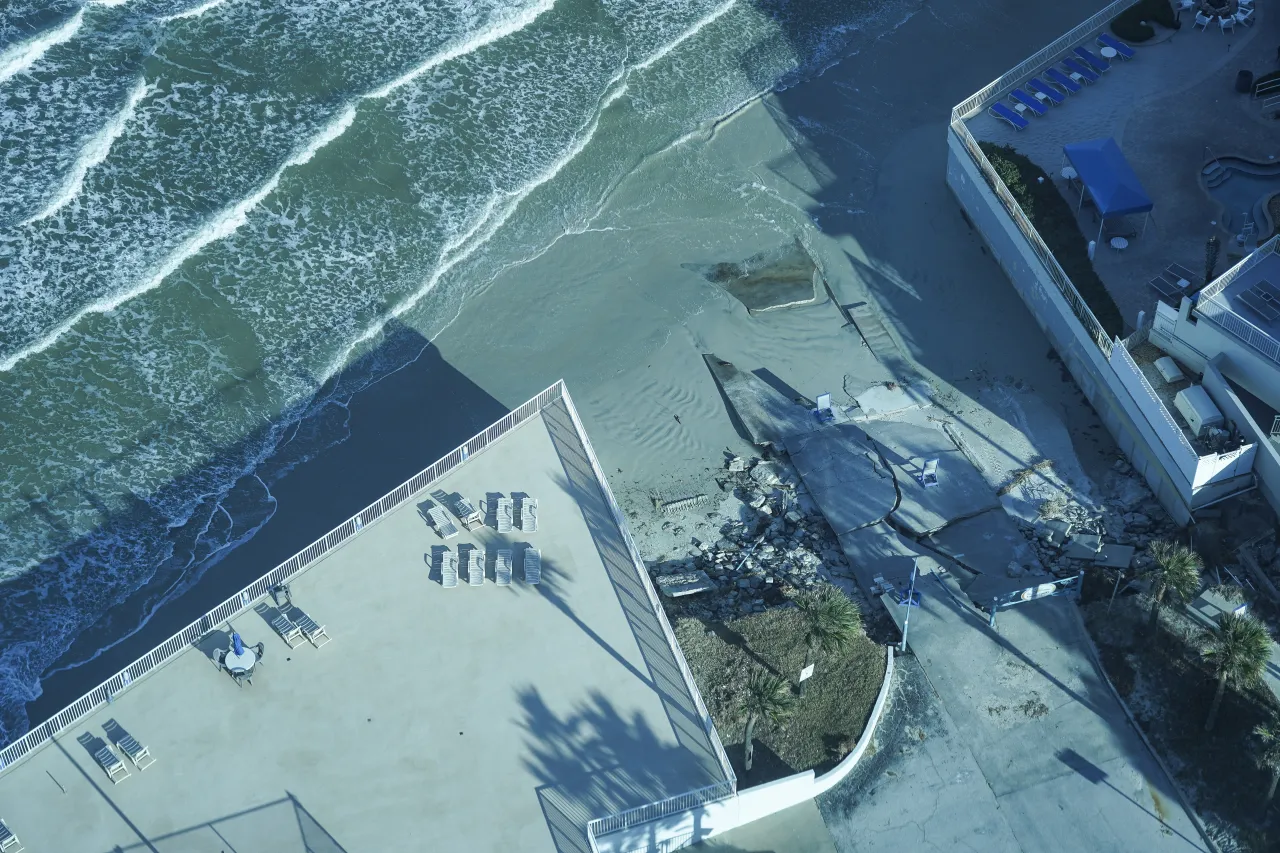 Image: Aerial View of Daytona Beach, Florida After Hurricane Ian (2)