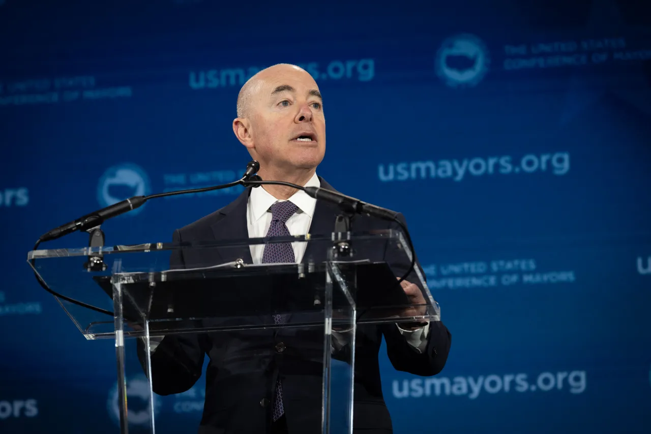 Image: DHS Secretary Alejandro Mayorkas Delivers Remarks at the United States Conference of Mayors 91st Winter Meeting (017)