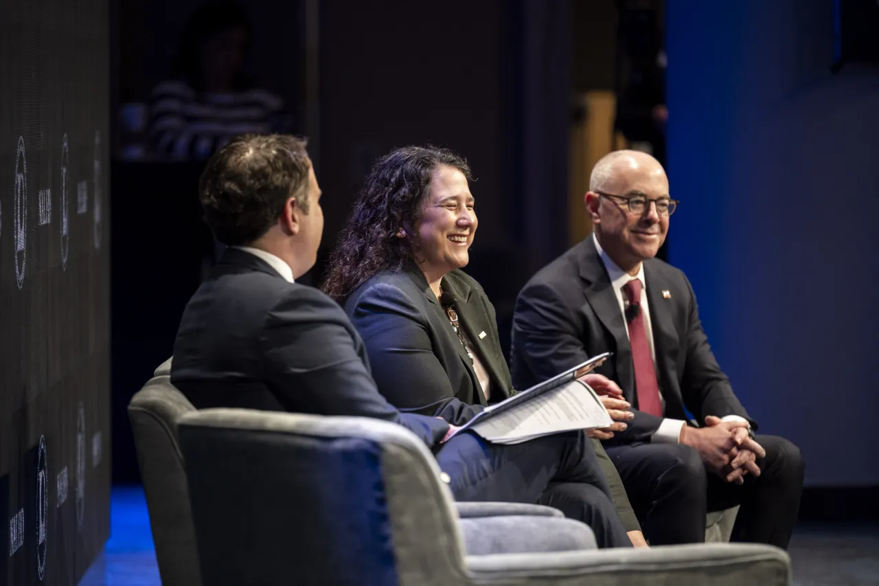 Image: DHS Secretary Alejandro Mayorkas Participates in a NALEO Panel Discussion  (037)