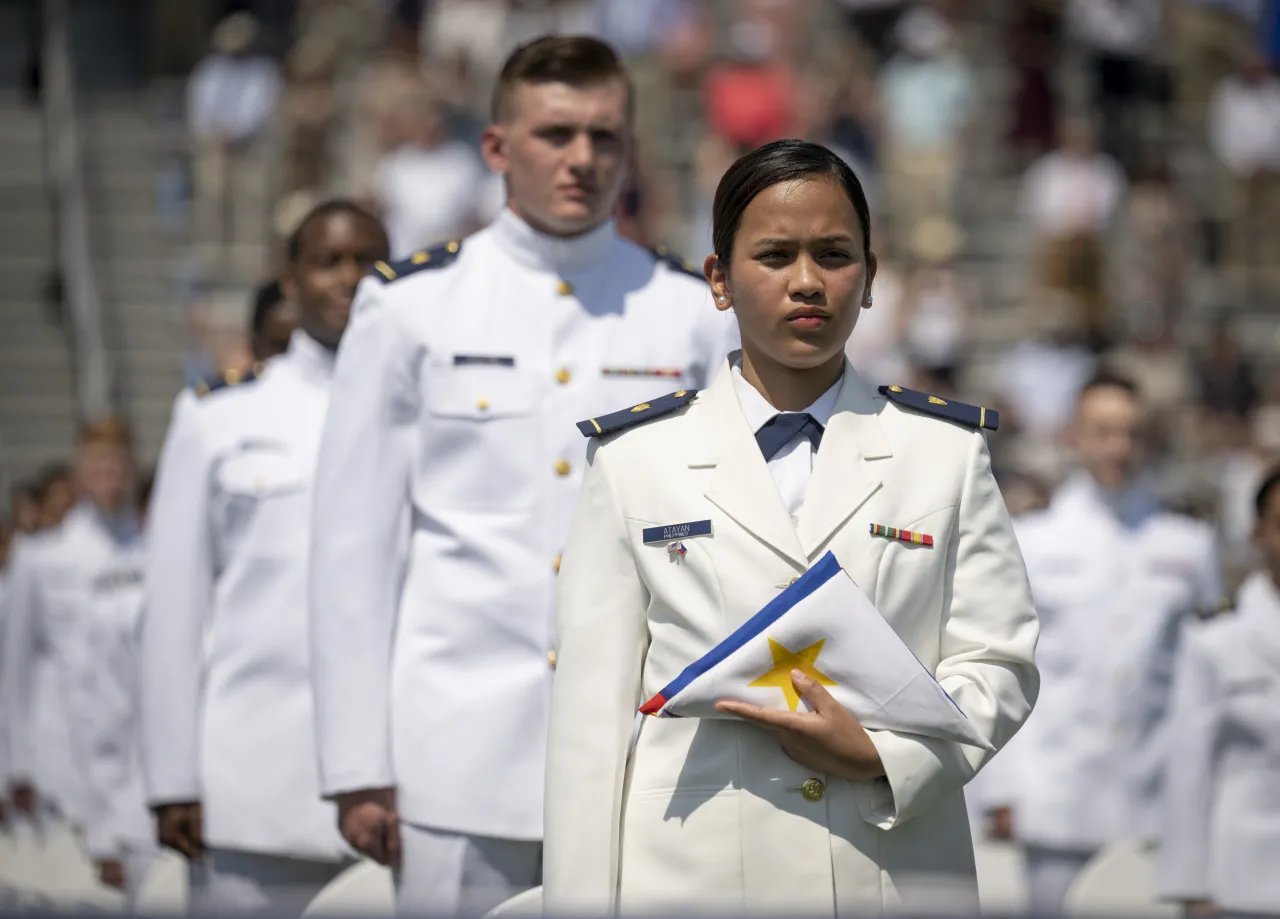 Image: DHS Secretary Alejandro Mayorkas Participates in the USCG Academy Graduation Ceremony (23)