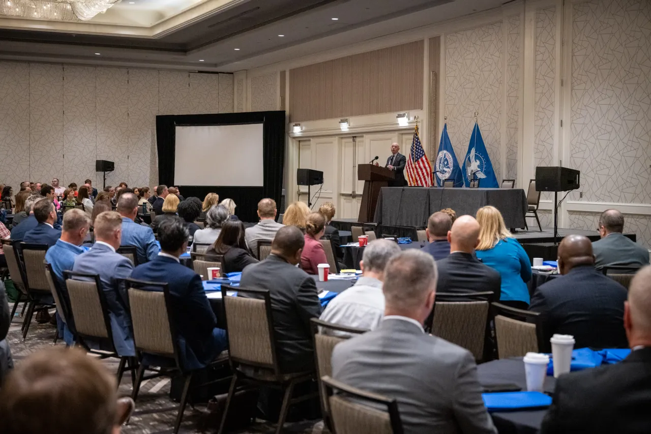 Image: DHS Secretary Alejandro Mayorkas Speaks at TSA Senior Leadership Conference (016)