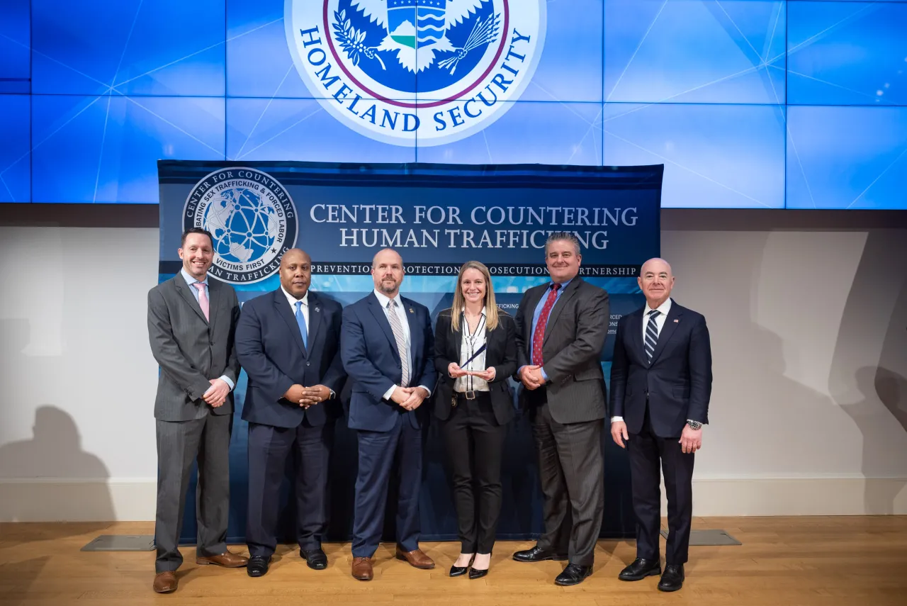 Image: DHS Secretary Alejandro Mayorkas Presents DHS Awards in Countering Human Trafficking (030)