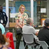 Image: FEMA Administrator Criswell Visits Hawaii Convention Center to Coordinate Wildfire Recovery