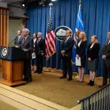 Image: DHS Secretary Alejandro Mayorkas Delivers Remarks at U.S. Department of Justice Press Conference (007)