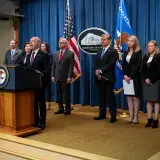 Image: DHS Secretary Alejandro Mayorkas Delivers Remarks at U.S. Department of Justice Press Conference (016)