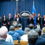 Image: DHS Secretary Alejandro Mayorkas Delivers Remarks at U.S. Department of Justice Press Conference (023)