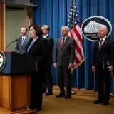 Image: DHS Secretary Alejandro Mayorkas Delivers Remarks at U.S. Department of Justice Press Conference (029)