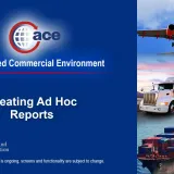 Image: ACE Reports: Creating an Ad Hoc Report
