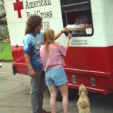 Image: Hurricane Andrew - Residents receive aid from the American Red Cross