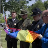 Image: DHS Headquarters Raises Pride Flag  (018)