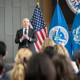 Image: DHS Secretary Alejandro Mayorkas Holds Town Hall (007)