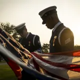 Image: U.S. Coast Guard Ceremonial Honor Guard Prepares for Ceremony (10)