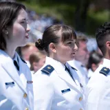 Image: DHS Secretary Alejandro Mayorkas Delivers Remarks at USCG Academy Commencement Address 2023 (061)