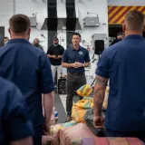 Image: Acting Secretary Wolf Joins USCG Cutter James in Offloading Narcotics (22)