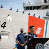 Image: Acting Secretary Wolf Joins USCG Cutter James in Offloading Narcotics (30)