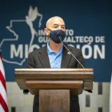 Image: DHS Secretary Alejandro Mayorkas Cuts Ribbon at Migration Center (09)