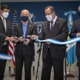 Image: DHS Secretary Alejandro Mayorkas Cuts Ribbon at Migration Center (18)