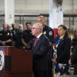 Image: DHS Secretary Alejandro Mayorkas Tours the CBP IMF at JFK (082)